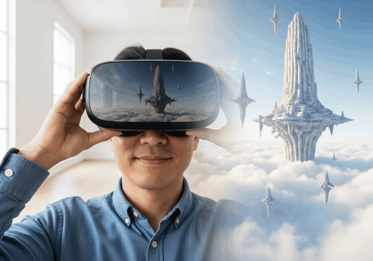 Engaging in six 30‑minute automated VR height exposure sessions over two weeks produced clinically significant reductions in acrophobia symptoms (large effect sizes), improving mood by lowering fear of heights.