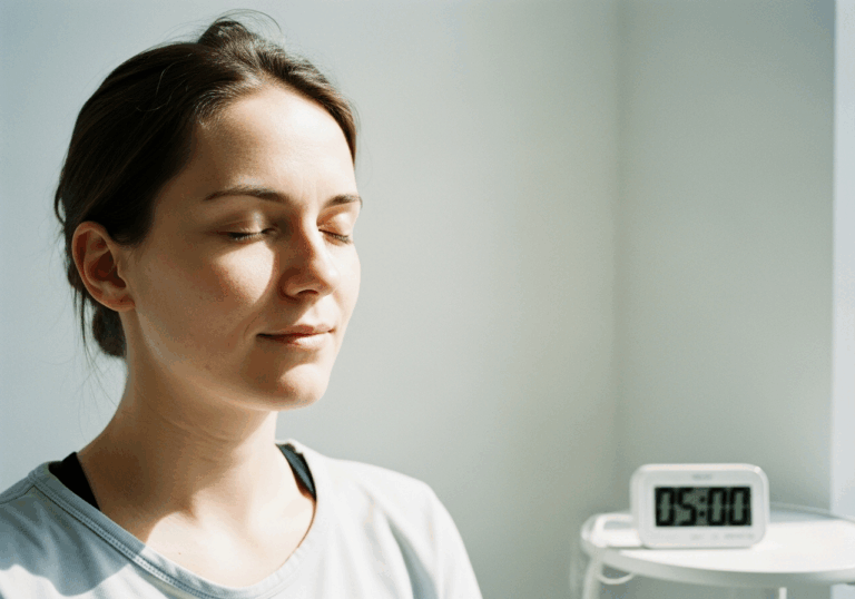 Daily 15 min resonance breathing training (about 6 cpm) across 4 weeks significantly boosts HRV and lowers perceived stress scores by ~25%, stabilizing mood via vagal tone enhancement.