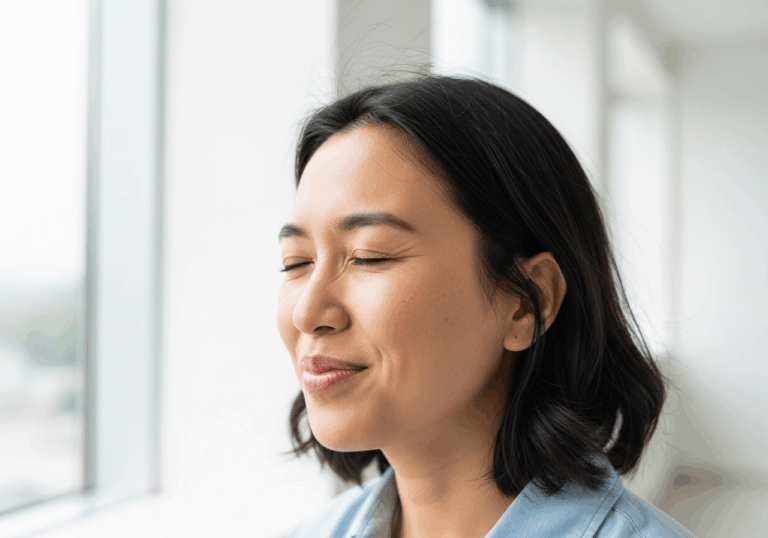 Choosing a defusion phrase like “that’s just a thought” during worry episodes reduced physiological arousal (heart rate) by ~5 bpm, helping calm mood.