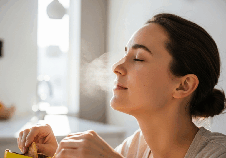 A brief body-scan mindful eating exercise before snacks led individuals to compensate intake, reducing post-snack cookies by ~15% compared to control, improving mood by increasing eating control.