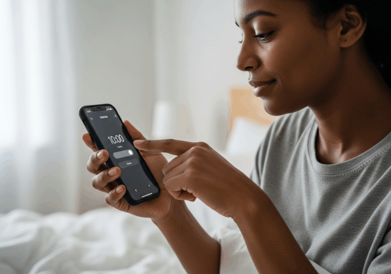 Aligning bedtime within 30 min of your natural circadian midpoint reduces anxiety risk by ~10%, benefiting mood stability.
