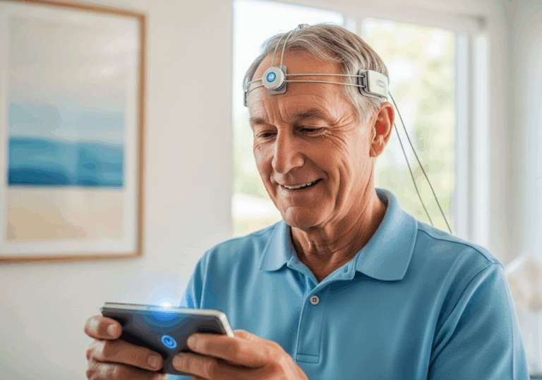 HRV-biofeedback training in older adults improved depressive symptom scores by ~30% and HRV only in socially active group, promoting mood via increased autonomic resilience.