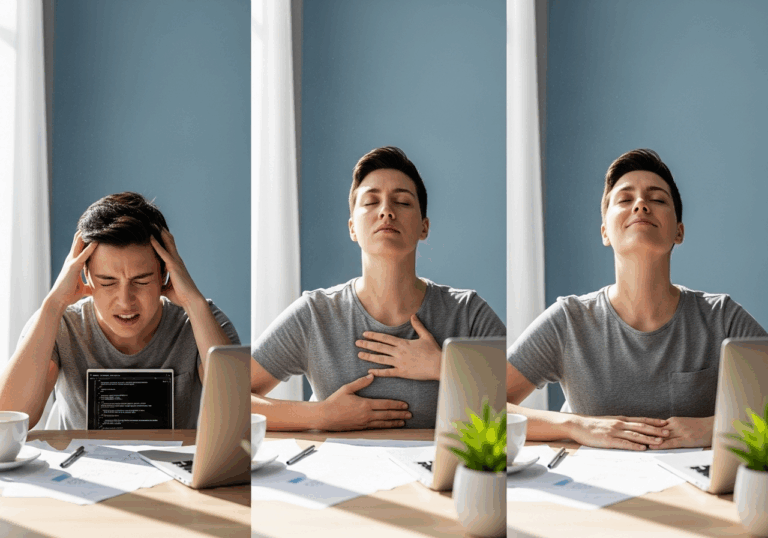 Comparing square breathing to other slow rhythms, box breathing produced greater self-reported calm and up to ~30% larger slow-wave HRV increases in stressed individuals.