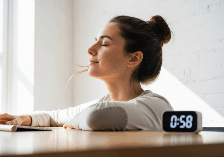 Practicing box breathing (4‑4‑4‑4) for 5 minutes can increase HRV by as much as ~40%, enhancing mood by improving physiological stress resilience.