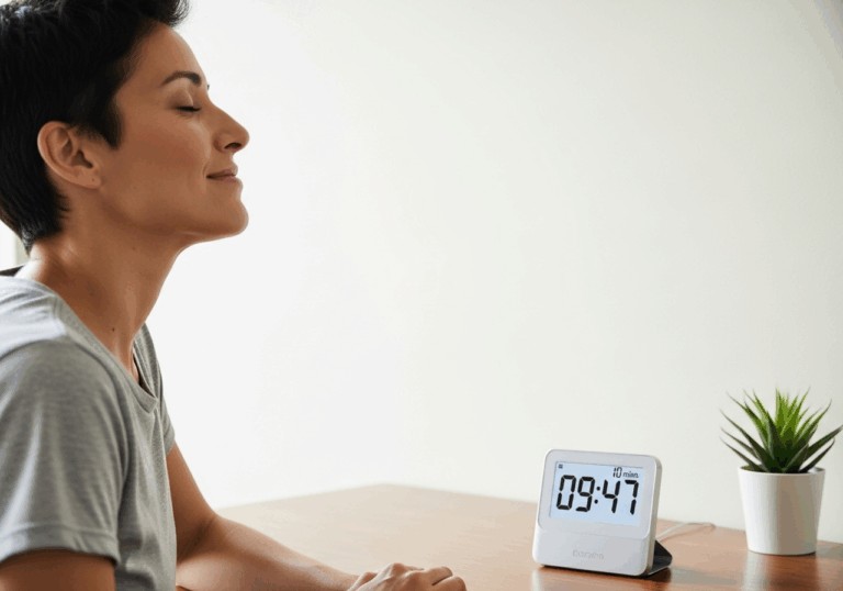 Five sessions of resonance breathing biofeedback over 5 weeks reduced perceived stress by ~20% and increased HRV SDNN, fostering mood regulation through improved autonomic flexibility.