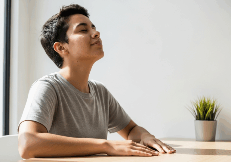 Practicing resonant breathing (~5–6 bpm) for 15 min acutely reduces systolic blood pressure by ~9/12 mmHg compared to breathing at +1 bpm above resonance, calming mood via lowered cardiovascular arousal.