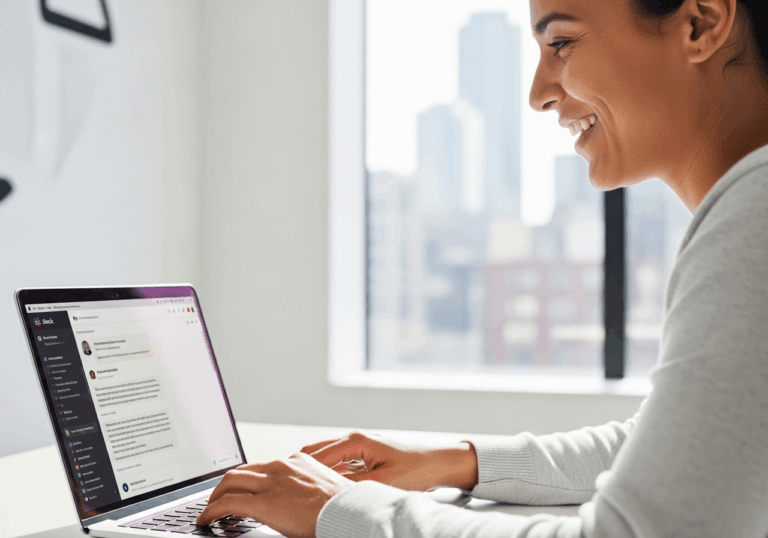 Workplace messaging platforms like Slack improved employee happiness by 21% due to more frequent informal social exchanges.
