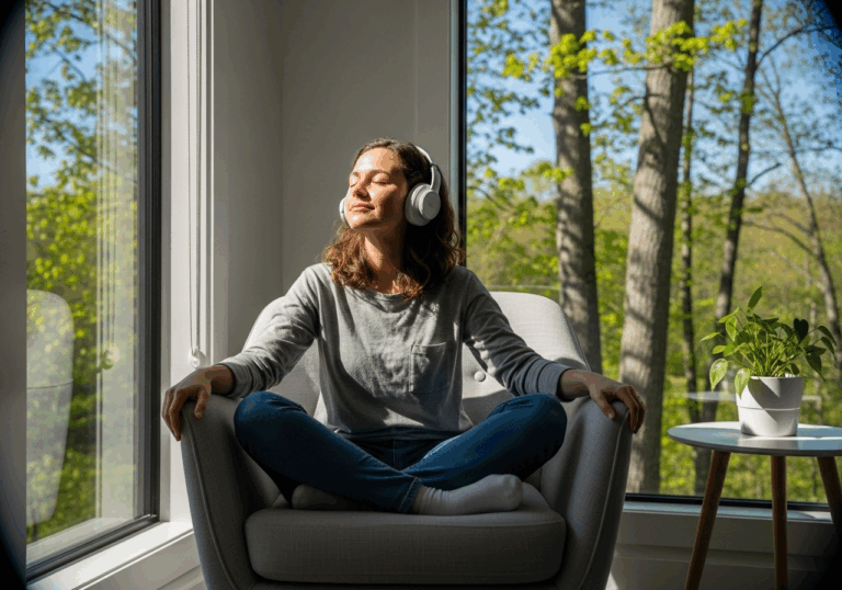 A scoping review of auditory interventions found that nature sounds consistently lowered stress responses across adults, providing evidence for sensory wellbeing via sound.