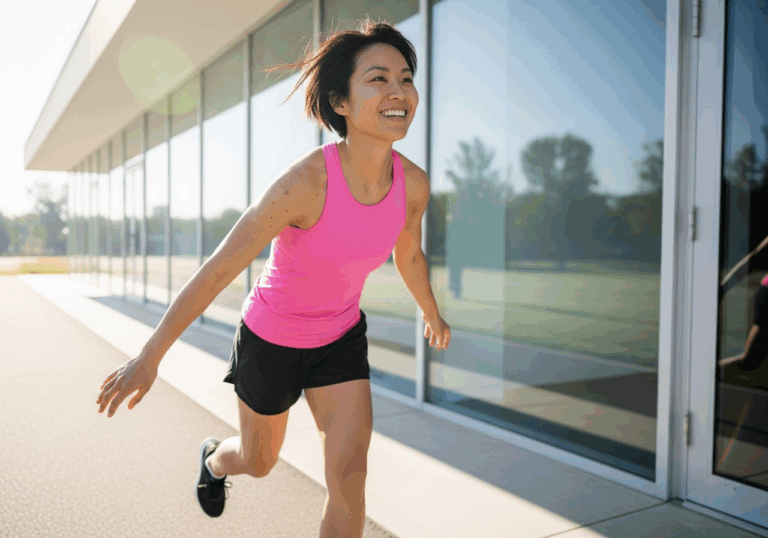 Short session (~5 minutes) of aerobic exercise significantly lowers state anxiety in high-anxious women, supporting mood by interrupting stress cycle.