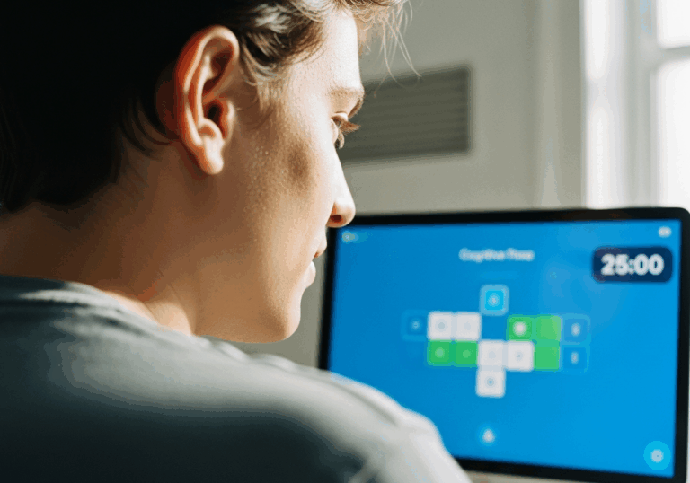 Playing online cognitive games for 25 minutes daily improves delayed memory by 12% and language scores by 8%, which sharpens focus and mental flexibility.
