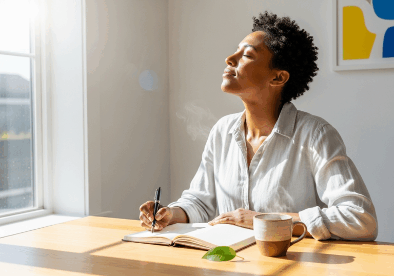 A short online self‑compassion‑based course reduced self‑criticism and increased self‑reassurance immediately and maintained gains after two months (~medium effect), enhancing emotional balance.