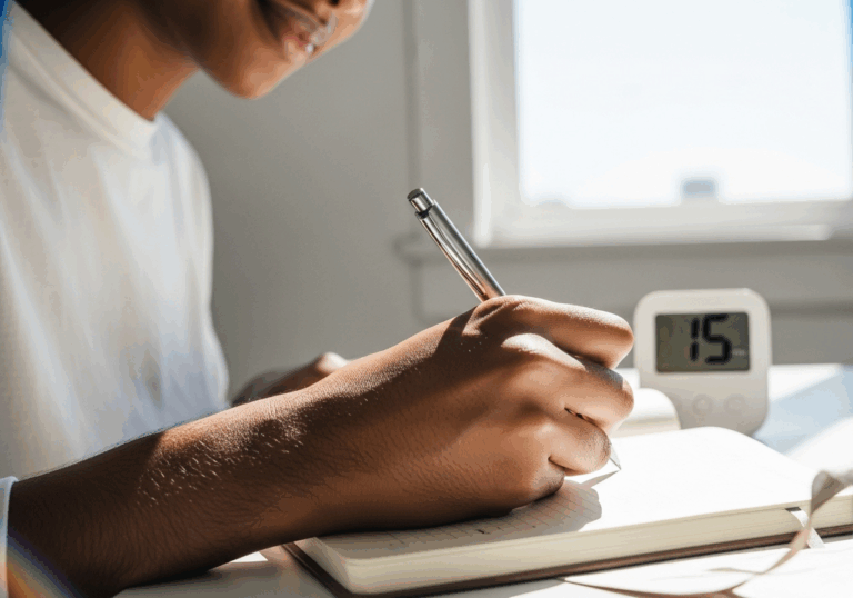 Doing 15-minute online journaling sessions three times weekly for 12 weeks reduced anxiety symptoms by 10.2%, promoting mood stability by enhancing resilience.