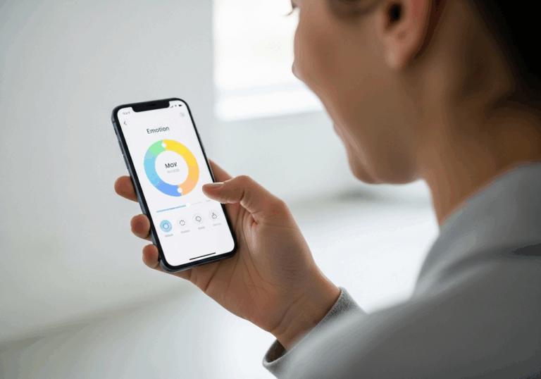 Tracking emotions via wearable sensors over a week improves emotional self-awareness and user insight, increasing perceived emotion recognition accuracy by 21%.