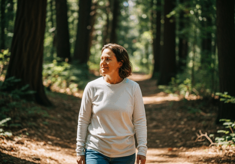 Forest walking increases positive mood and decreases negative mood more than urban walking, boosting emotional balance via scenic immersion.