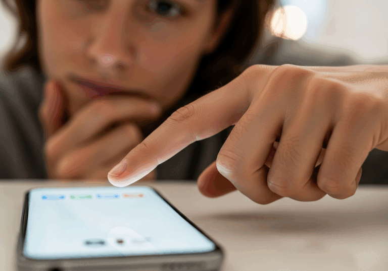 Prompting reflection before opening an app—e.g., “Why am I picking this up?”—reduces impulsive use and supports mood by fostering intentional tech engagement.
