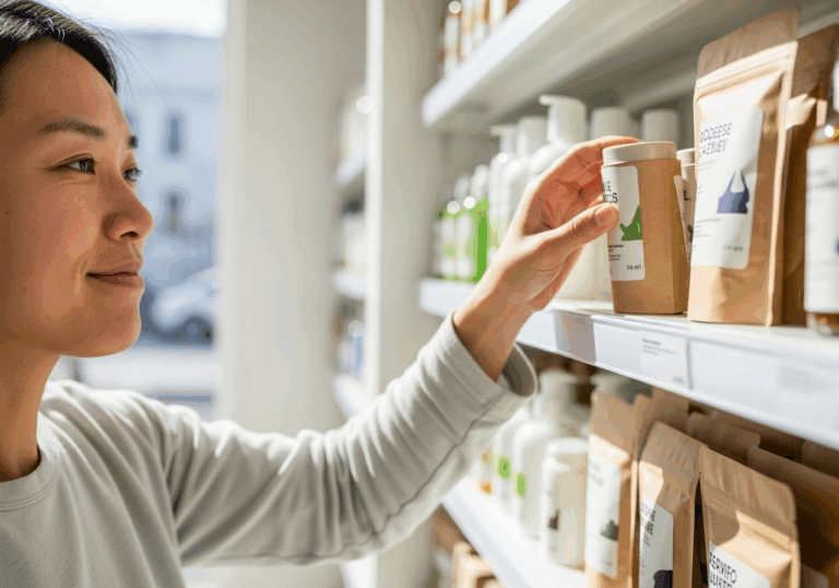 Choosing biodegradable packaging over single-use plastics reduces environmental burden by 30%, enhancing mood by aligning consumption with pro-environmental values.