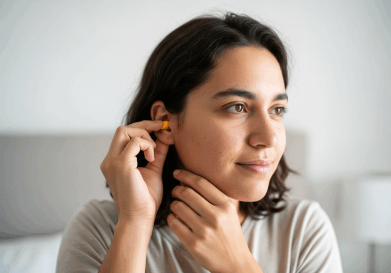 Wearing earplugs during sleep can reduce nighttime awakenings by 32%, improving mood through more restorative rest.