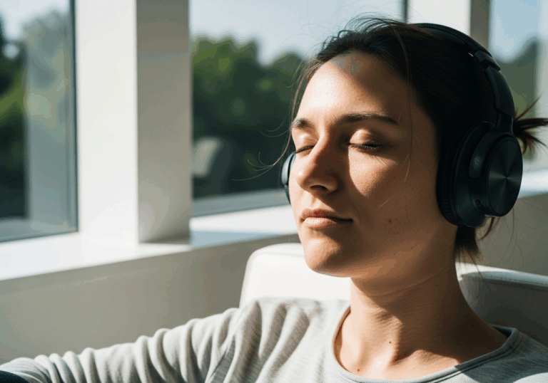 Nature-based soundscapes significantly improve heart rate variability and reduce heart and respiratory rates, anchoring physiological calm via ambient sound.