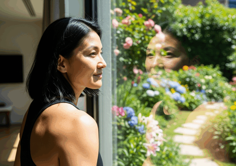 Viewing authentic window views of nature accelerates recovery from stress more than screens or blank walls, lowering heart rate via engaged visual sensory connection.