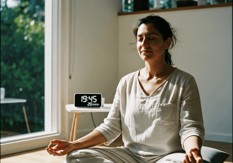 Daily mindful breathing for 20 minutes can increase high-frequency heart rate variability (HRV) by up to 15%, promoting emotional balance by enhancing parasympathetic activation.