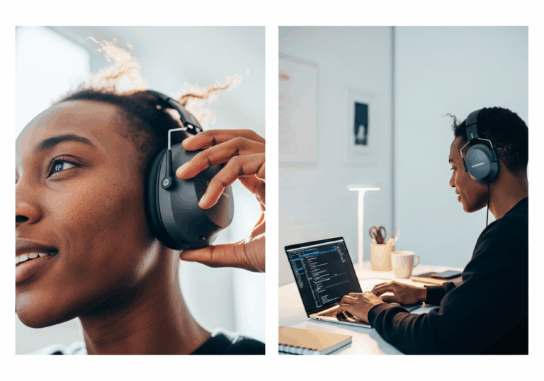 Using noise-canceling headphones can improve reading comprehension by 23%, supporting mood through reduced cognitive fatigue.