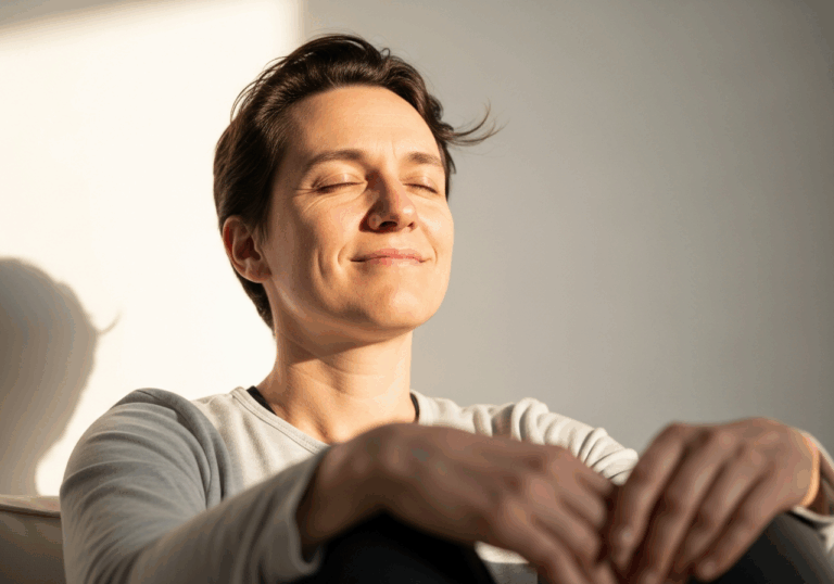 Practicing guided imagery for 4 weeks can decrease perceived stress by 18%, improving mood and enhancing financial wellbeing.