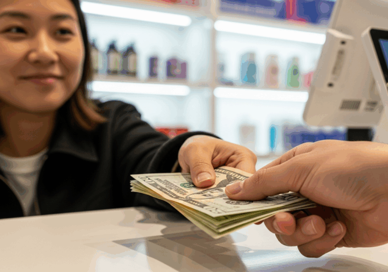 Paying with cash instead of credit can reduce overspending by 21%, boosting mood by enhancing awareness of money outflow.