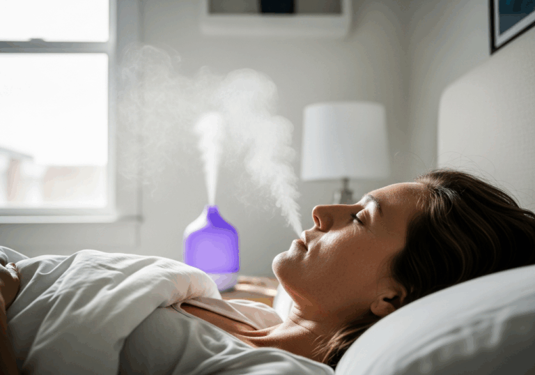 Inhaling lavender enhanced sleep quality and reduced fatigue in nurses working night shifts, improving mood by mitigating sensory overload.