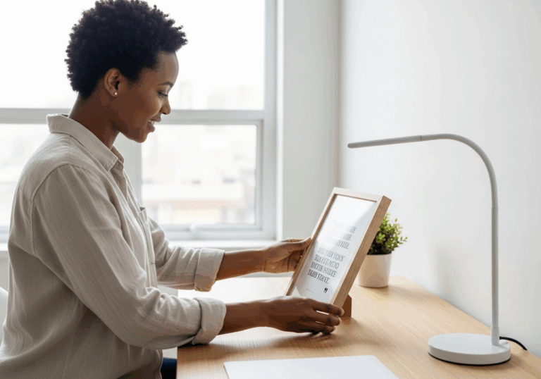 Carefully tailored quotes in digital health therapies effectively improved self-esteem and motivation in chronically ill adults, anchoring mood through visual relevance.