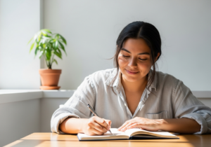 Writing about positive emotions for 15 minutes, 3 times a week for 12 weeks, can reduce anxiety by 19% and enhance resilience by 20%.