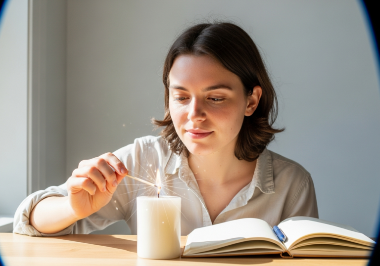 Reflective journaling in environments scented with personalized pleasant aromas can enhance emotional anchoring and wellbeing by forming positive olfactory-memory associations (hedonic shift ~25%).