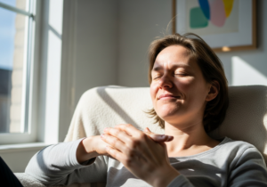 In patients with acute coronary syndrome, combining hand and foot massage reduced anxiety and pain levels significantly (p ≤ 0.05), anchoring soothing touch to ease both mood and discomfort.