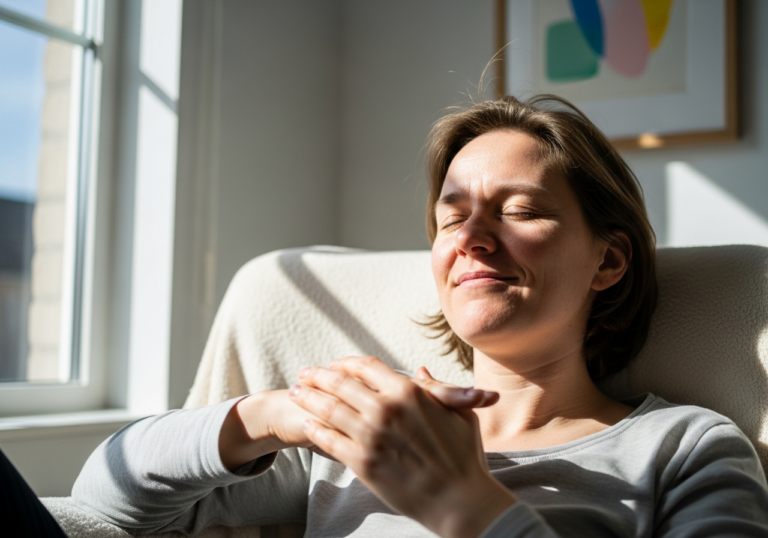 In patients with acute coronary syndrome, combining hand and foot massage reduced anxiety and pain levels significantly (p ≤ 0.05), anchoring soothing touch to ease both mood and discomfort.